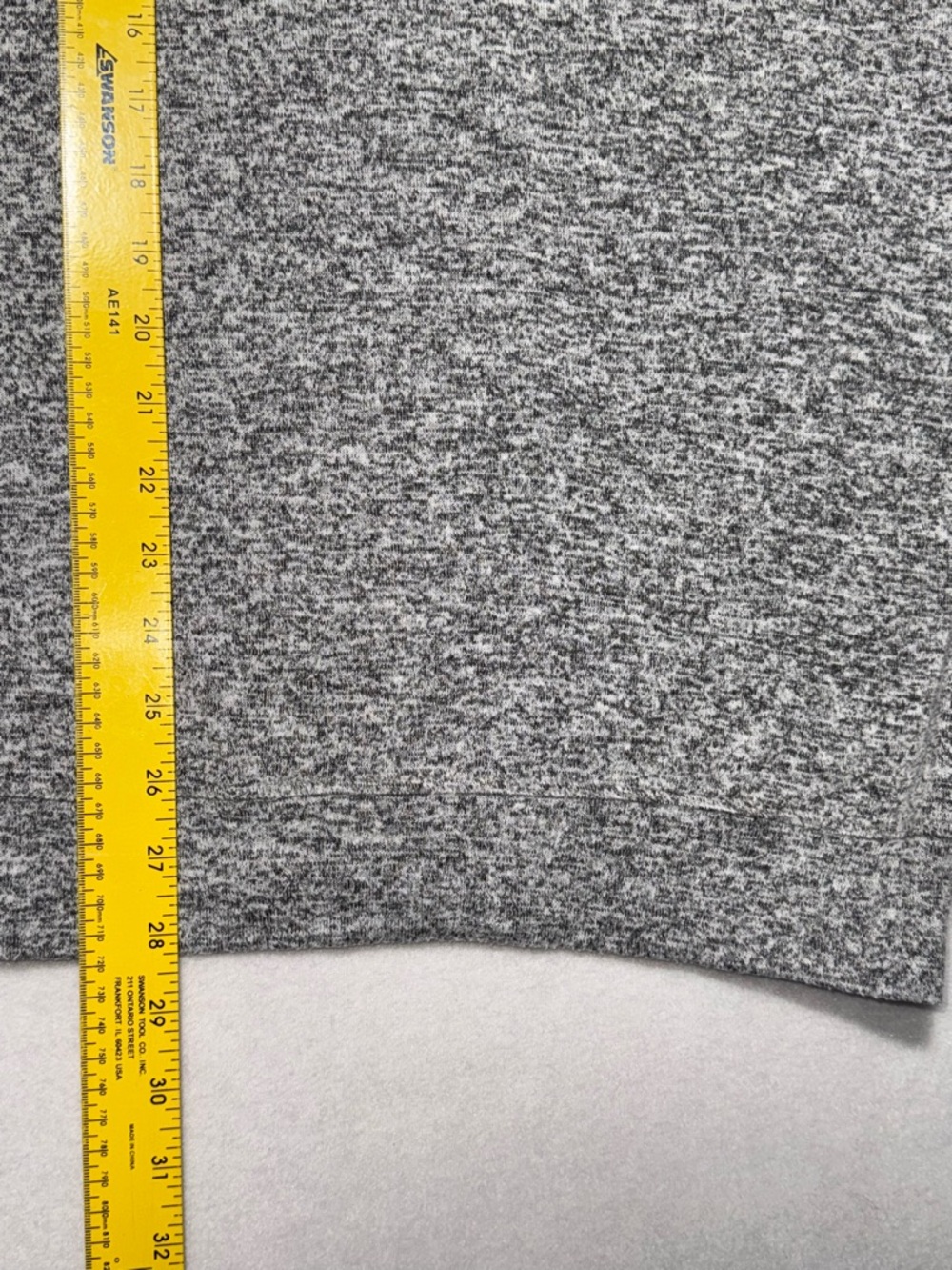 Athleta Gray Marled Crew Long Sleeve Sweatshirt Pullover Women Sz L - Picture 8 of 8